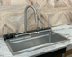 Многофункциональная кухонная мойка Platinum Handmade Brushed Silver SP7545LB - изображение 2