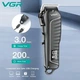 Беспроводная аккумуляторная машинка для стрижки волос VGR V-683 с насадками электробритва триммер Черный - изображение 1