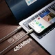 Кабель Type-C на Type-C Baseus Tungsten Gold Fast Charging Data Cable (1m, 100W, 5A, 480Mbps). Gold - изображение 7