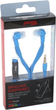Навушники Freestyle Shoelace In-Ear Earphones + Mic Blue (FH2112BL) - зображення 4