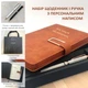 Подарок учителю, директору, в школу на выпускной, ежедневник и ручка с персонализацией - изображение 2