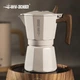 Гейзерна кавоварка з подвійним клапаном MHW-3BOMBER Double Valve Moka Pot 180мл White (M5889W) - зображення 7