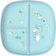 Тарелка секционная Chicco 12м+ Голубая (16003.25) - изображение 1