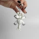Брелок Дневная Фурия 8 см – Белый 3D дракон из «Как приручить дракона», фигурка для рюкзака и ключей - изображение 8
