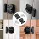 Дверний поворотний замок засувка French Door Lock Black - зображення 3