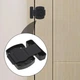 Дверний поворотний замок засувка French Door Lock Black - зображення 5