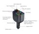 FM трансмітер WUW C237 25Вт автомобільний Bluetooth LED дисплей - зображення 4