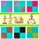 Плюшева підлога пазл-модульне підлогове покриття Sticker Wall 300х300х10мм м'ята (2088) - зображення 8
