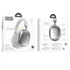 Наушники накладные Hoco W35 Max Joy с микрофоном BT5.3 AUX TF 90h Silver White - изображение 7