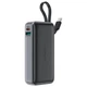УМБ Acefast 10000mAh 30W PD USB-C witch cable, USB-A, Li-Pol, M7 Black - изображение 1