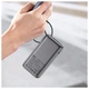 УМБ Acefast 10000mAh 30W PD USB-C witch cable, USB-A, Li-Pol, M7 Black - изображение 3