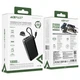 УМБ Acefast 10000mAh 30W PD USB-C witch cable, USB-A, Li-Pol, M7 Black - изображение 4
