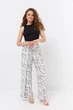 Брюки палаццо з імітацією запаху Wear me XS Білий (2_25_11582) - изображение 1