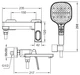 Змішувач для ванни Koer KB-41031-05 з коротким виливом (KR5437) ( 21904 ) - зображення 7