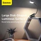 Портативная лампа ночник на прищепке Baseus Mini Clip Lamp. LED лампа со встроенным аккумулятором 350 mAh Gray (DGRAD-0G) - изображение 5