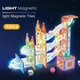 Конструктор магнітний Magnetic з підсвічуванням DIY Лабиринт 93 елементи - зображення 3