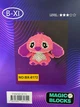 3D конструктор Magic Blocks Стич Angel Розовый 25 см - изображение 2
