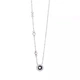 Серебряное колье Links of London Effervescence Blue Diamond Mini Pendant Necklace - изображение 2