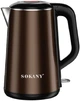 Электрочайник Sokany SK-2203 дисковый 2.2 л, коричневый металлик - изображение 1