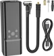 Автокомпресор Hoco ZP7 Maddy portable smart air pump (5000 mAh) Black (6942007614511) - зображення 8