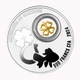 Монеты Silver Coins Coin LUCKY SYMBOLS GOODLUCK quot;Cloverquot; in a case 500 francs - изображение 2