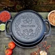 Котелок Maysternya 5 л, Ø 26см чавунний з кришкою-сковородкою. Вага 4,92кг (Т403СР) - зображення 3
