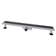 Трап для душа ITAL IT02-FT24/800, 800 мм, закаленное стекло, Black Glossy - изображение 1