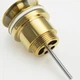 Донний клапан FRAP F62-3, автомат, 1 1/4", Ø41мм, золотий сатин - зображення 7