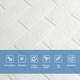 3D панель самоклеящийся кирпич Белый 700х770х3мм Sticker Wall - изображение 8