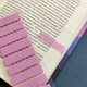 Полупрозрачные пластиковые стикеры для книг, 200 штук, однотонные стикеры-закладки, стикеры для книг и блокнотов, липкие закладки. з-202 - изображение 3