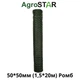 Сітка пласт.для огорожі"AgroStar"50*50мм(1,5*20м)Р - изображение 1