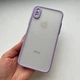 Чохол на iPhone XS MAX Матовий лавандовий - зображення 1