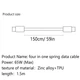 Кабель пружинный 4-в-1 PD 65W Type-C – Type-C + переходники Lightning / USB Быстрая зарядка и передача данных для ноутбуков / планшетов / смартфонов 1,5m Yellow - изображение 11