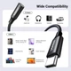 Переходник DAC chip кабель USB Type-C to 3.5 mm Ugreen AV161 аудиоадаптер для наушников Black (50631) - изображение 3