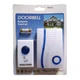 Бездротовий дверний дзвінок KAMSANG DOORBELL WL-649 32 мелодії Приймач у розетку 220V White-Blue - зображення 1