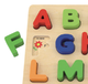 Zestaw drewnianych puzzli Viga na podkładce Angielski alfabet - wielkie litery 50124 (6934510501242) - obraz 2