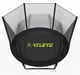 Батут з сіткою та драбинкою 252 см Atleto Black (42400582) - изображение 2
