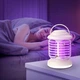 Лампа-пастка від комарів USB акумуляторна з УФ-світлом і електросіткою 2 Вт, Outdoor Handheld Lamp 4080 знищувач комах для дому, саду, кемпінгу - зображення 3