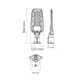 Світильник Horoz Electric вуличний LED FLORIDA-30 6400K - зображення 2