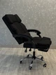 Крісло офісне тканинне MASTER PREMIUM Чорний для керівника та дому - зображення 3