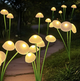 Садовий сонячний світильник у формі грибів Sunlamp 2 шт, ww, 10 LED, 70 см, водонепроникний - зображення 3