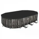 Бассейн каркасный Bestway 5611R 6.10×3.66×1.22 м, 20241 л, с фильтр-насосом, хлор-дозатором и лестницей - изображение 2