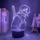 Светильник с 3D эффектом led лампа Итачи Учиха из аниме Наруто Naruto ночник с пультом (100029.28) - изображение 1
