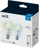 Zestaw inteligentnych żarówek WIZ Wi-Fi Bulb A60 E27 8 W 2 szt. (929002383532) - obraz 1