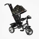 Дитячий велосипед 3-х колісний BestTrike 6588 поворотне сидіння фара музична. Black (165668) - зображення 1