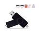 Флешка Jaster Plain 4Gb OTG Micro USB Flash Drive (перехідник Type-C USB в подарунок) Black - изображение 7