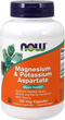 Asparaginian magnezu i potasu Now Foods 120 kapsułek wegańskich (733739013200) - obraz 1