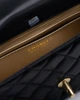 Cумка жіноча з фурнітерою в стилі Chanel Classic 1.55 Small Single Flap in Black - изображение 6