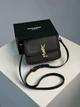 Cумка жіноча з фурнітурою в стилі Saint Laurent Solferino Black/Gold - изображение 7