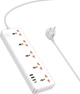 Мережевий подовжувач Hoco AC14A Rico 5-position socket (PD30W/1C3A) White (6942007607186) - зображення 3